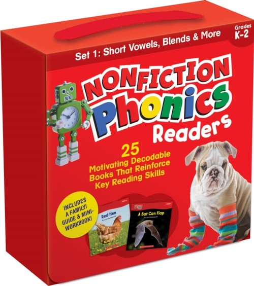Nonfiction Phonics Readers SET 1: Short Vowels, Blends and More S