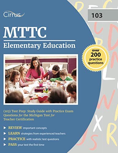 MTTC ELEMENTARY EDUCATION (103) TEST PREP: STUDY GUIDE By J G Cox **BRAND NEW**