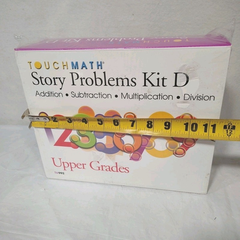 Touch Math Touchmath Story Problems Kit D Upper Grades TM992 Arithmet New Sealed gallery