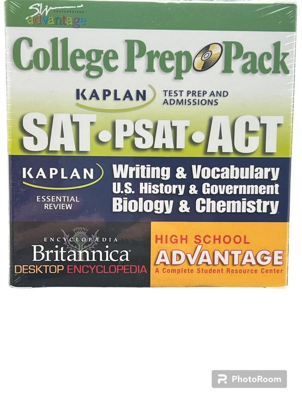 College Prep Pack SAT, PSAT, ACT – CD ROMS. Set Southwestern Co. Kaplan
