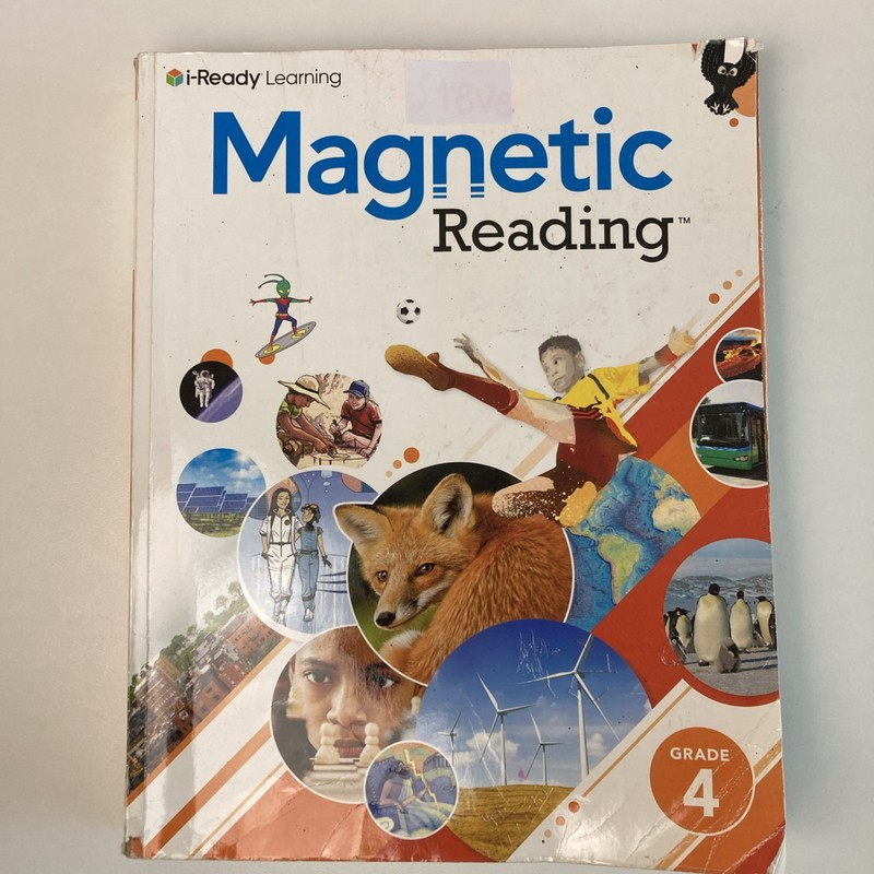 I Ready Magnetic Reading Grade 4 Hard Used See Pictures