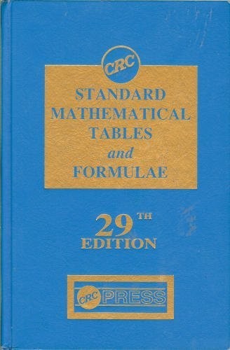 CRC Standard Mathematical Tables and Formulae, 29th Edition (Discrete Mathem…