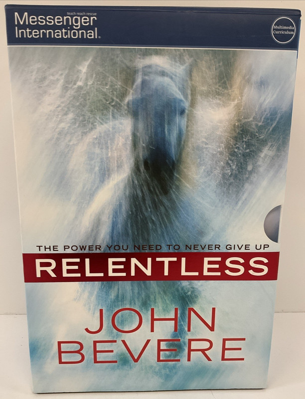 Relentless by John Bevere Box Set of 4 DVD/6 CD/Book/Study Guide gallery