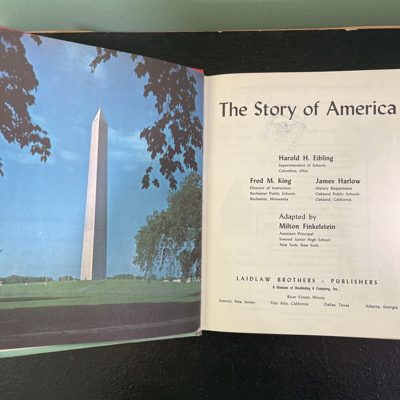 The Story of America Laidlaw History Series Eibling King Harlow Finklestein 1965 gallery