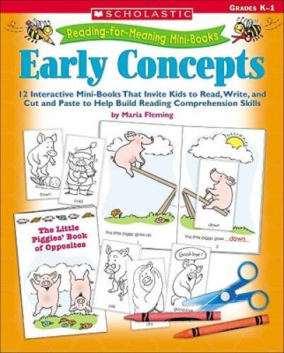 Reading-for-Meaning Mini-Books: Early Concepts: 12 Interactive Mini-Books – GOOD