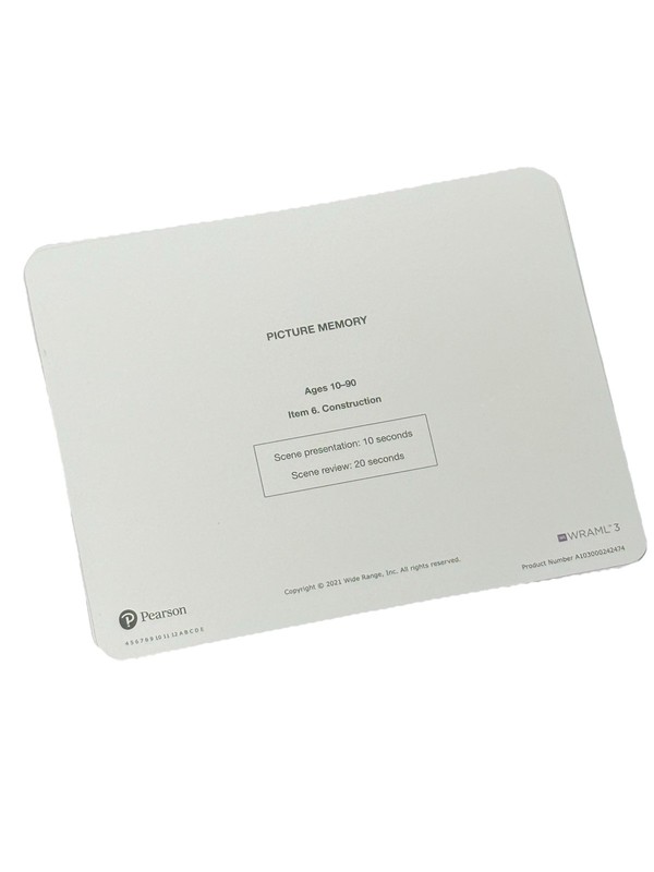 WRAML3 - Wide Range Assessment Of Memory And Learning | Third Edition- Test Kit gallery