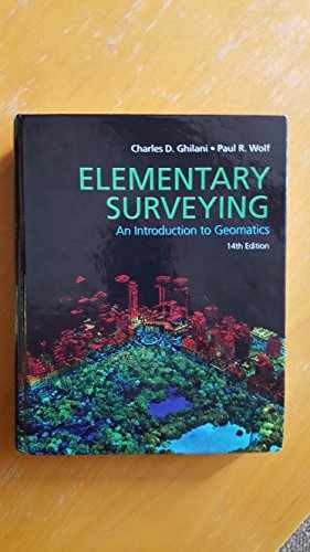 Elementary Surveying (14th – Hardcover, by Ghilani Charles D.; – Very Good