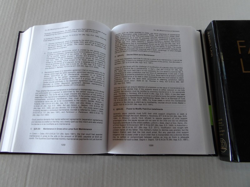 The Missouri Bar Family Law 7 Edition Two Volumes Black Letter Law For Attorneys gallery