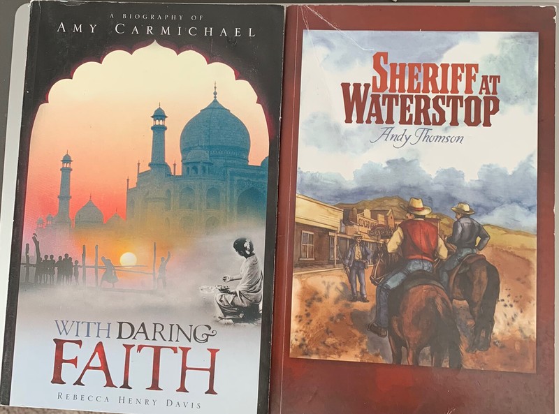 BJU Book Set Ages 9-12 Sheriff At Waterstop With Daring Faith Carmichael Novels