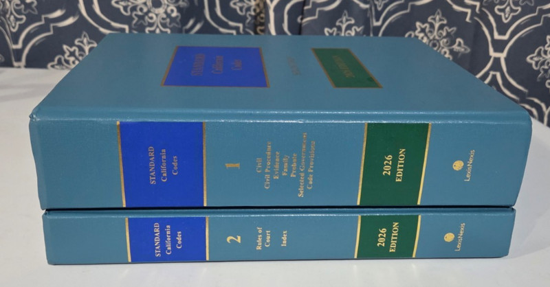 Standard California Codes: 6-in-2 Volumes 1 & 2 - 2026 Ed.- 9798341720107 HC gallery