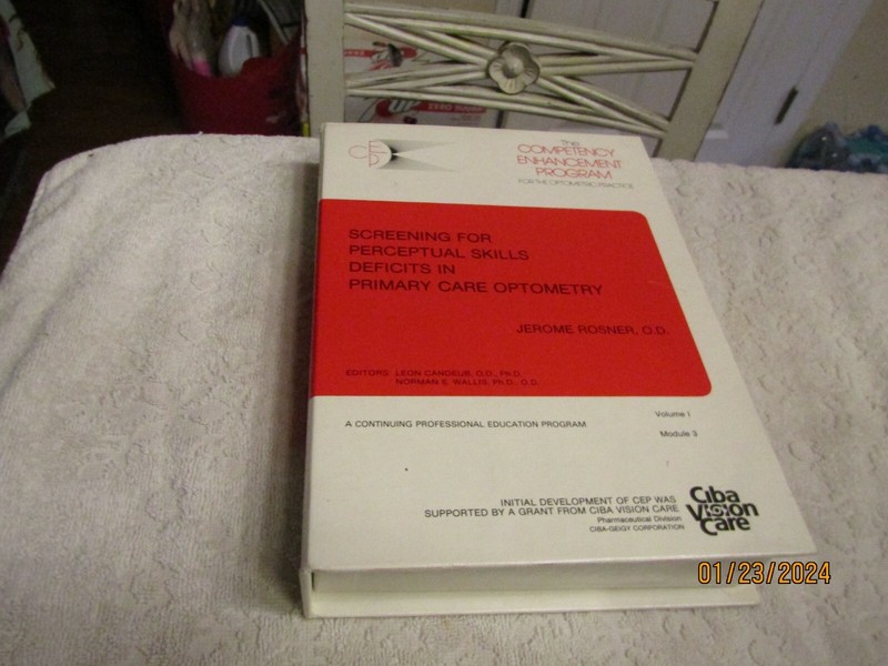 Ciba Vision CEP Screening Perceptual Skills Deficits VI Mod 3 Slides Tape Rosner