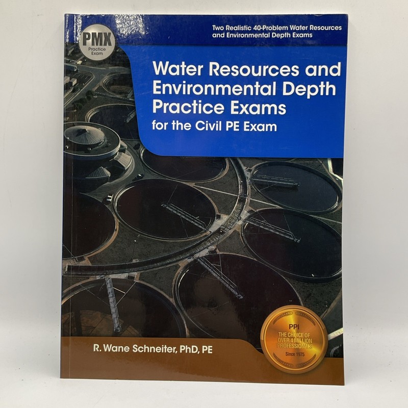 PPI Water Resources and Environmental Depth Practice Exams for the Civil PE Exam