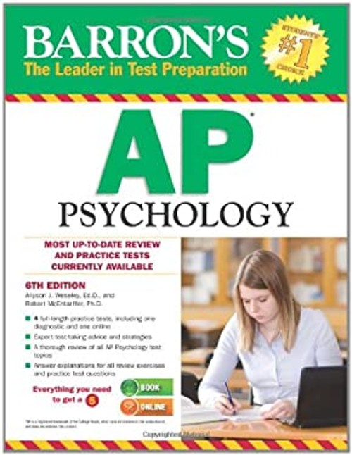 Barron’s AP Psychology, 6th Edition Paperback