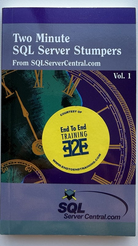 Two Minute SQL Server Stumpers by SQLServerCentral Com (2007, Perfect)