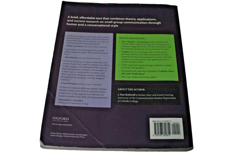 In Mixed Company: Communicating in Small Paperback Rothwell J. Dan gallery