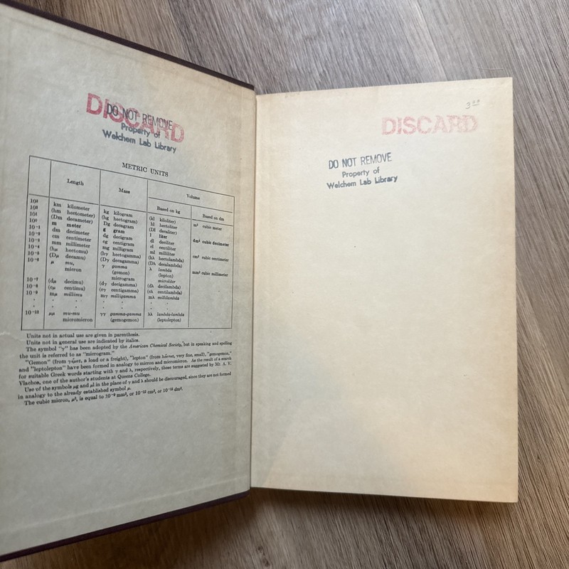 Vintage 1940s Microtechnique of Inorganic Analysis vtg HC 1st Edition Book gallery