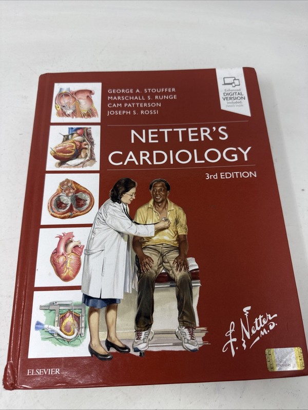 Netter’s Cardiology 3rd Edition. W/ Code. * Like New W/ Corner Damage