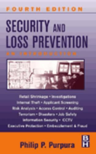 Security and Loss Prevention, – 0750674377, hardcover, Philip Purpura CPP F, new