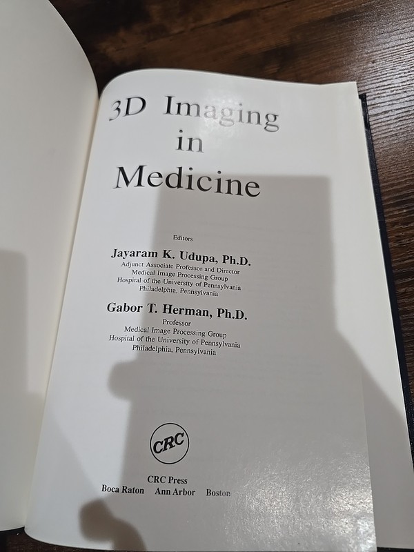 3D Imaging in Medicine - Hardcover - Jayaram K. Udupa & Gabor T. Herman - CRC... gallery