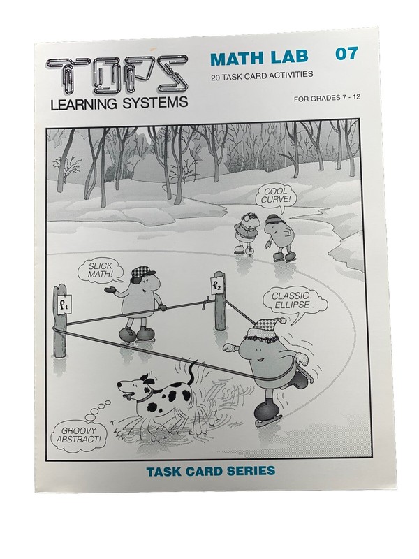 MATH LAB SCIENCE 7-12 Tops Learning Systems Task Card Activity Sheet Series STEM