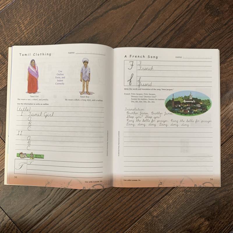 BJU Press Handwriting 5 Second Edition Student Worktext Cursive Homeschool gallery