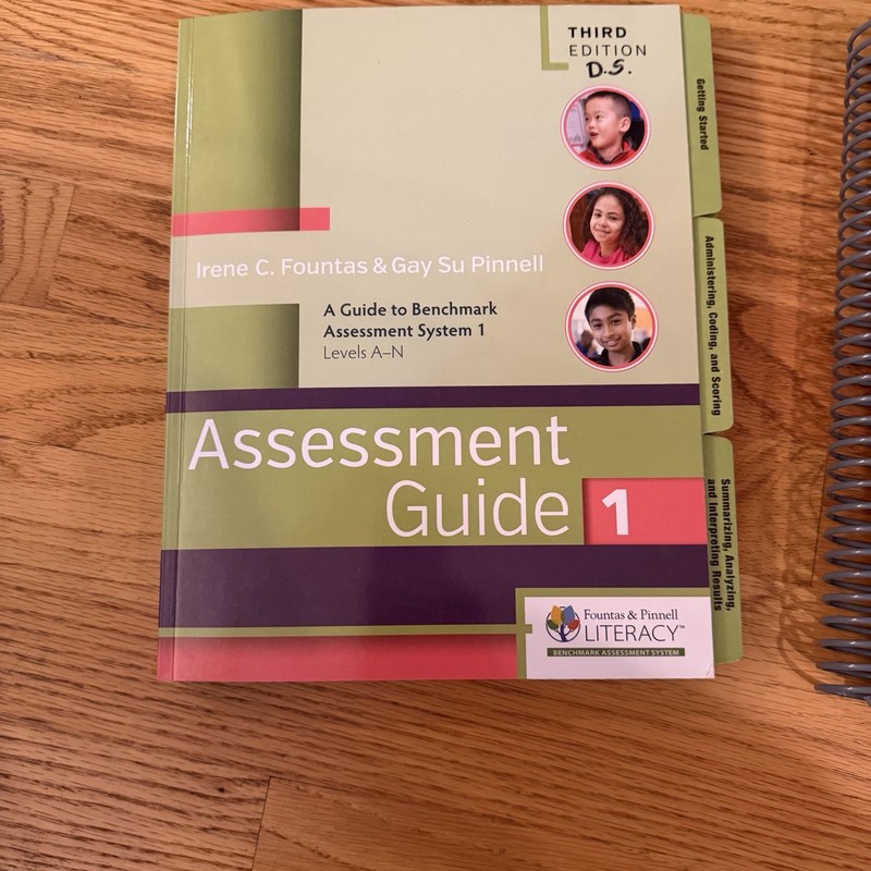 FOUNTAS & PINNELL ASSESSMENT GUIDE SYSTEM 1 / LEVELS A-N / THIRD EDITION / NEW