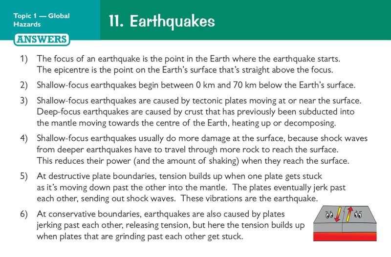 GCSE Geography OCR B Revision Question Cards Years 10-11 Key Stage 4 Cgp gallery