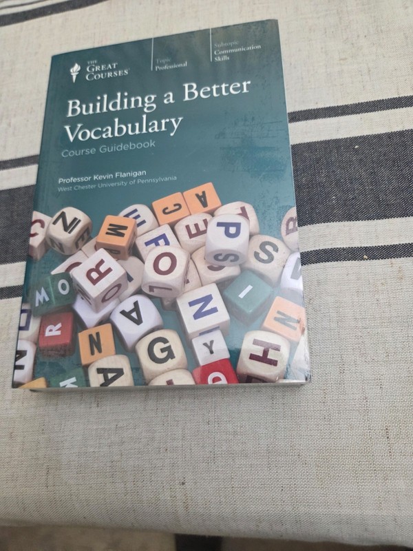 The Great Courses -Building a Better Vocabulary (2014, DVD) + Guidebook-NEW