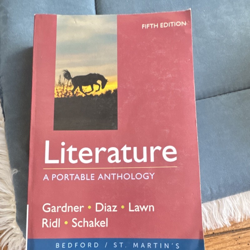 Bedford/St. Martin’s Literature: A Portable Anthology 5th Ed PB 2021