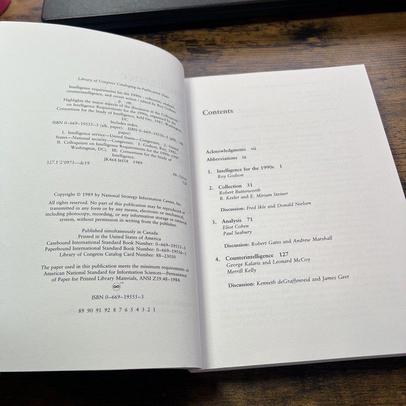 Intelligence Requirements for the 1990's: Collection, Analy S2 gallery