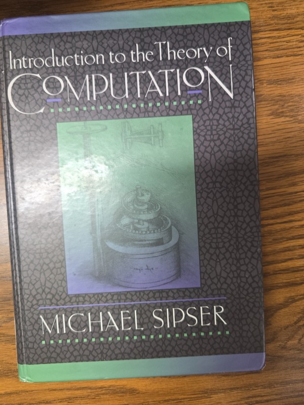 Introduction to the Theory of Computation by Sipser (1996, Hardcover)
