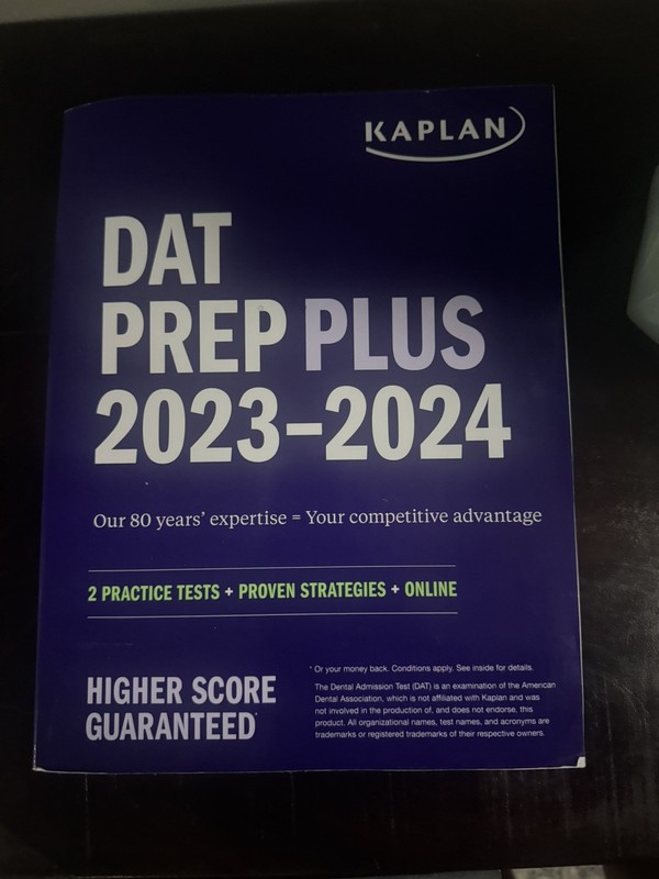 DAT Prep Plus 2023-2024: 2 Practice Tests + Proven Strategies + Online (Kaplan)