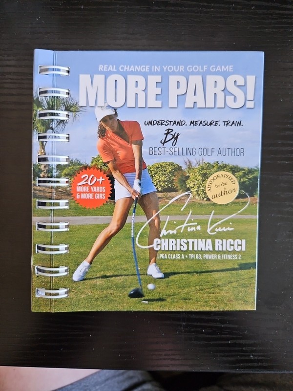 More Pars: Real Change in Your Golf Game – Hardcover – Signed RICCI Like New