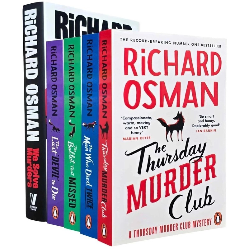 4-7DAYS DELIVERY- Richard Osman 5 Books Collection Set The Thursday Murder Club