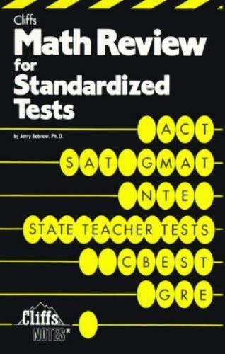 Math Review For Standardized Tests; Clif- 9780822020332, Jerry Bobrow, paperback