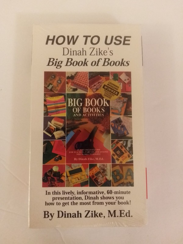 How To Use Dinah Zike’s Big Book Of Books VHS Video Cassette Brand New Sealed