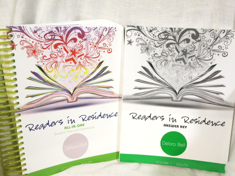 NEW Set of 2 Readers in Residence Student Text & Workbook & Answer Key