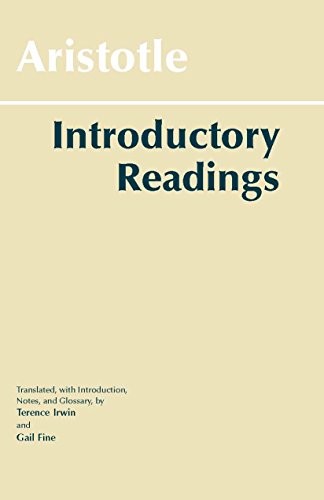 ARISTOTLE: INTRODUCTORY READINGS (HACKETT CLASSICS) By Aristotle & Terence VG