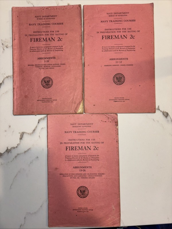 Navy Training Courses For Fireman 2C Complete
