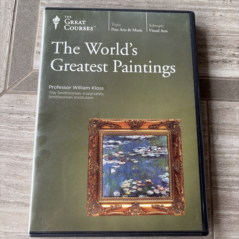 World’s Greatest Paintings The Great Courses by William Kloss (4-DVD Set) B363