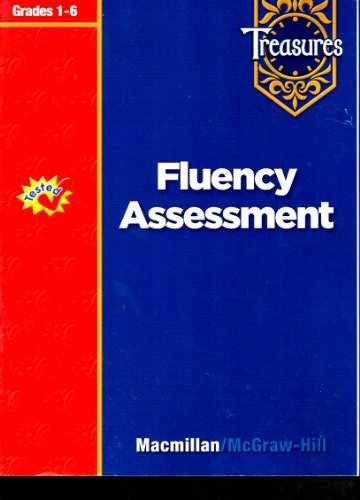 Treasures Fluency Assessment – Paperback, by Macmillan Publishers – Very Good