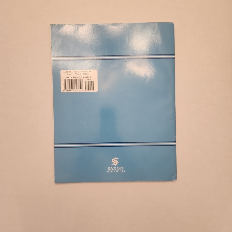 Saxon Algebra 1/2 Homeschool Curriculum Set Third Edition With DIVE Disc gallery