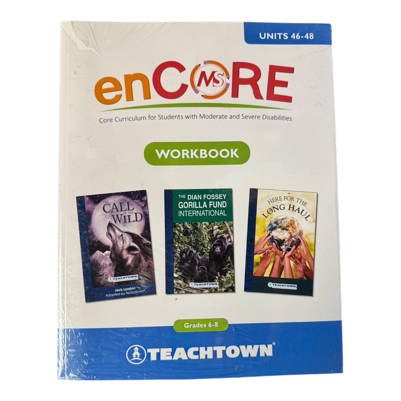 Teachtown enCORE Curriculum Workbook Unit 46-48