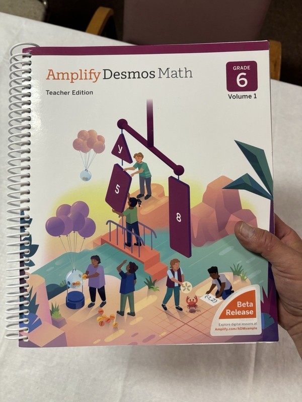 Amplify Desmos Math Grade 6 Volume 1 Teacher Edition Spiral Bound