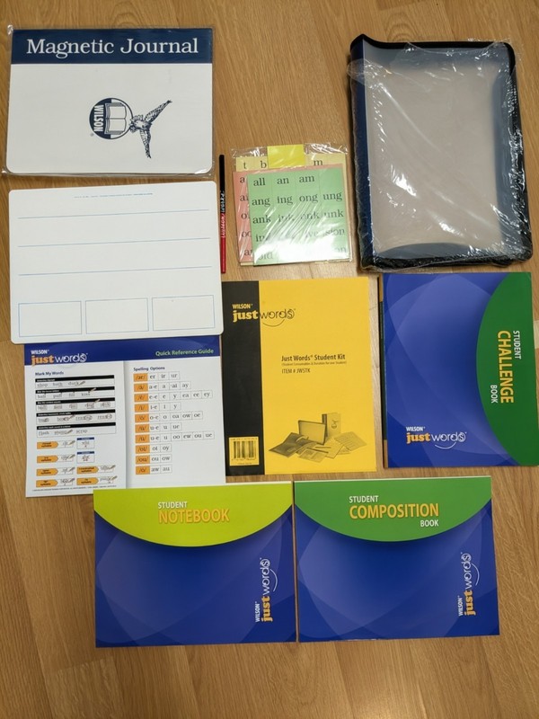 Just Words Student Kit – Brand New Sealed – SKU: JWSTK UPC CODE: 978156778404