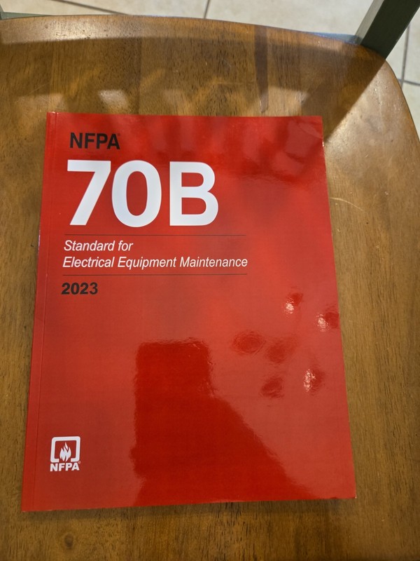 NFPA 70B Standard for Electrical Equipment Maintenance 2023 Edition Paperback