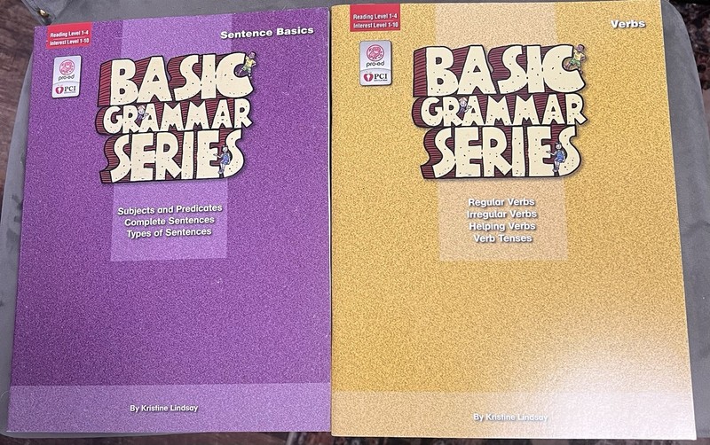 PCI Education, Basic Grammar Series, Verbs-Sentence Basics, Level 1-4, Interest