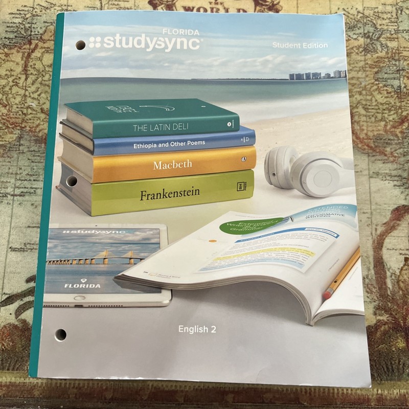 Florida StudySync Student Edition English 2 Units 1-6 – Never Used!