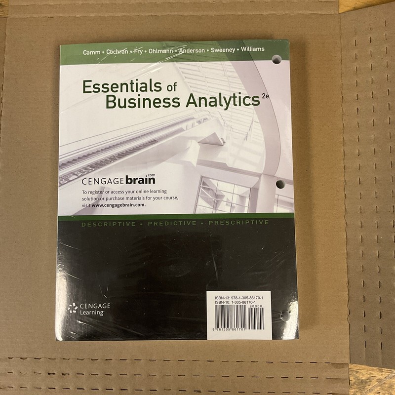 Essentials of Business Analytics, Loose-Leaf Version by James J. Cochran and…