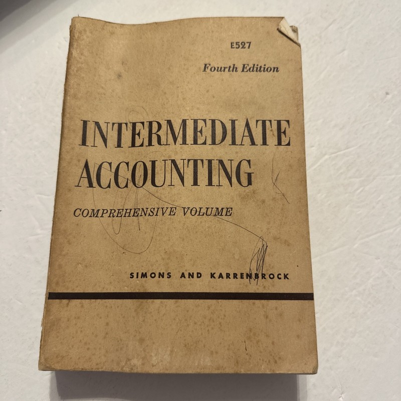Intermediate Accounting Comprehensive Volume 4th Ed Simons Karrenbrock Book 0424